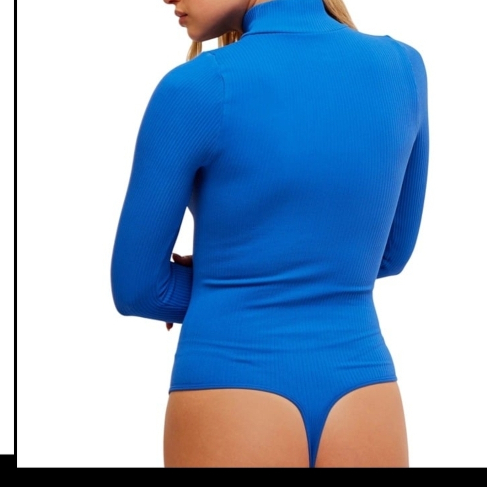 Free People Ribbed Bodysuit. Additional Pictures Feature Blue One Just For Pic - Picture 3 of 5